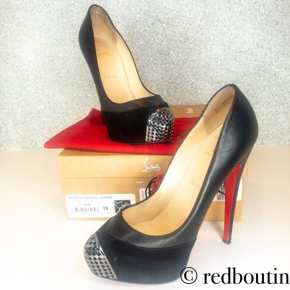 Christian Louboutin Shoes - 🎈 trading  patent leather and suede Maggie pumps